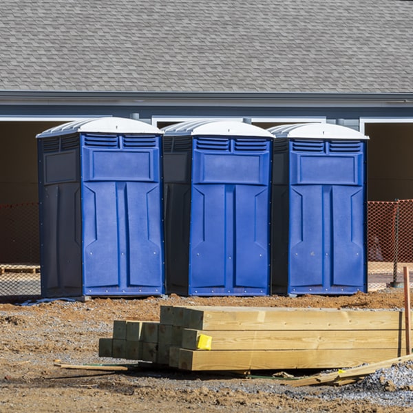 how often are the portable toilets cleaned and serviced during a rental period in North Hoosick New York